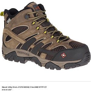 Merrell MOAB Vented Boots US10